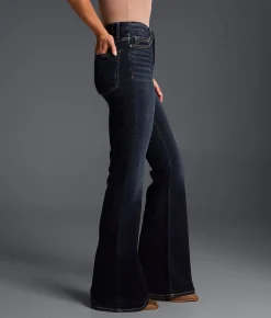 Buckle Black Fit No. 75 Flare Stretch Jean San Diego 30 New