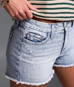 Bottoms|Shorts | Buckle Black Fit No. 53 Mid-Rise Stretch Short Ingleside 2