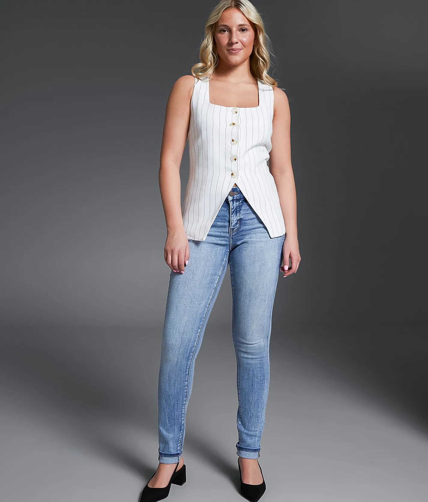 Jeans|Bottoms | Buckle Black Fit No. 85 Skinny Stretch Cuffed Jean Macliz 7