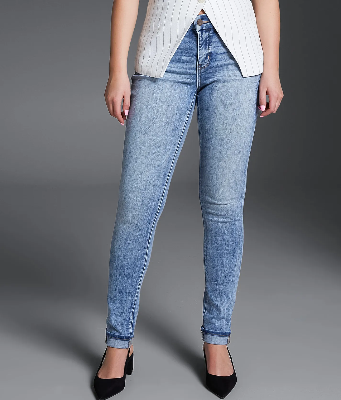 Jeans|Bottoms | Buckle Black Fit No. 85 Skinny Stretch Cuffed Jean Macliz 7