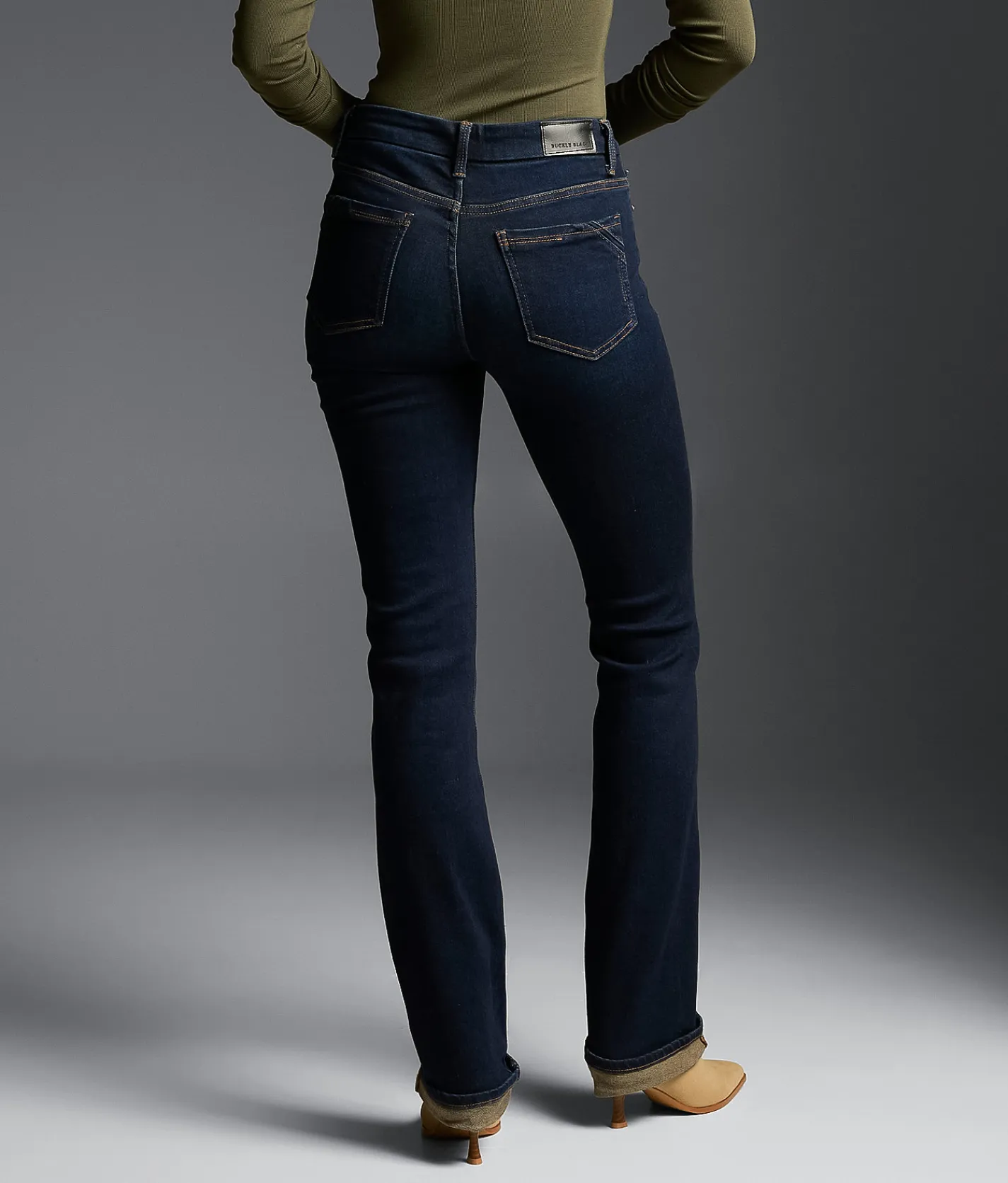 Buckle Black Fit No. 23 Straight Stretch Cuffed Jean Elkington 5 Best