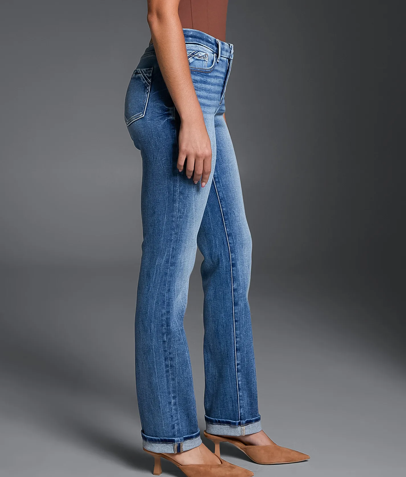 Jeans|Bottoms | Buckle Black Fit No. 85 Straight Stretch Cuffed Jean Elton 3