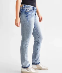 Jeans|Bottoms | Buckle Black Fit No. 53 Straight Stretch Cuffed Jean Bayhill