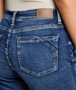 Buckle Black Fit No. 85 Straight Stretch Cuffed Jean Kiessel Discount