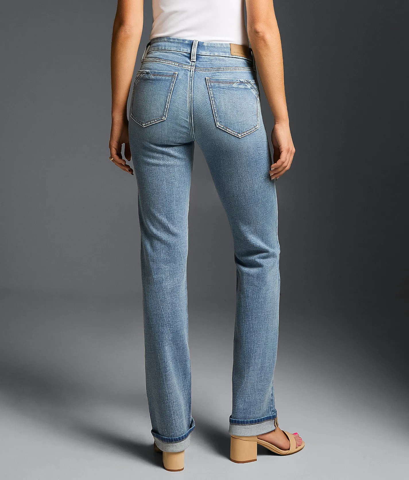 Buckle Black Fit No. 53 Straight Stretch Cuffed Jean Euclid 3 Discount