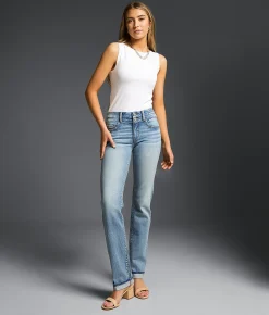 Jeans|Buckle Black Jeans | Buckle Black Fit No. 53 Straight Stretch Cuffed Jean Euclid 3