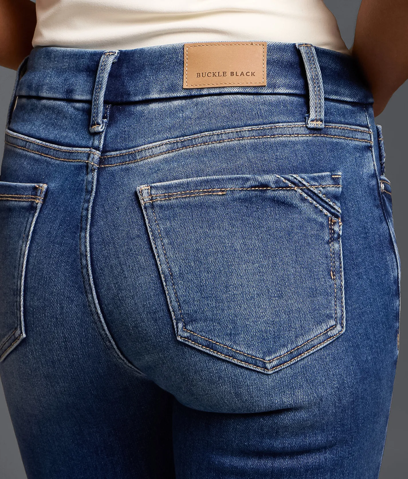 Jeans|Buckle Black Jeans | Buckle Black Fit No. 53 Straight Stretch Cuffed Jean Grouby