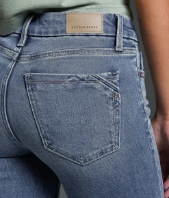 Buckle Black FIt No. 53 Straight Stretch Cuffed Jean Lodge Outlet