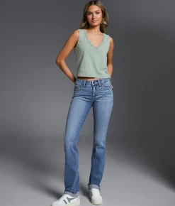 Buckle Black FIt No. 53 Straight Stretch Cuffed Jean Lodge Outlet