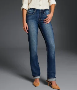 Buckle Black Fit No. 23 Straight Stretch Cuffed Jean Alexa 3 Online