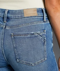 Buckle Black Fit No. 85 Straight Stretch Cuffed Jean Dellano Outlet