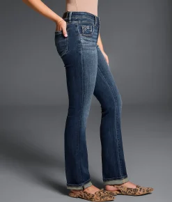 Buckle Black Fit No. 53 Straight Stretch Cuffed Jean Barraw New