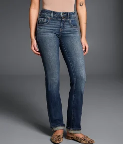 Buckle Black Fit No. 53 Straight Stretch Cuffed Jean Barraw New