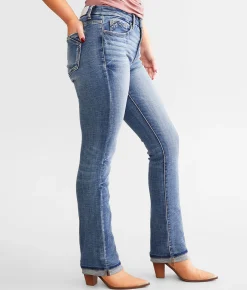 Buckle Black Fit No. 93 Straight Stretch Jean Boehm 7 New