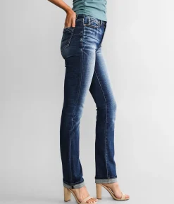 Buckle Black Fit No. 35 Straight Stretch Jean Galapagos Discount