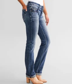 Buckle Black Fit No. 53 Straight Stretch Jean Mclennan New