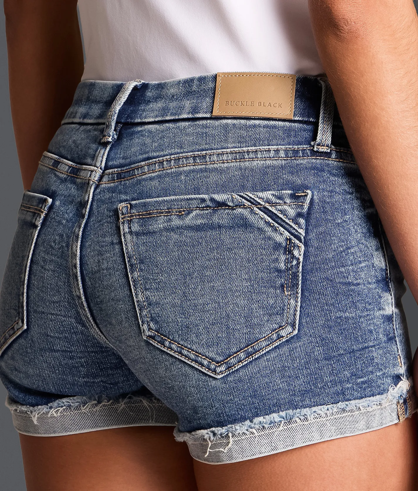 Buckle Black Fit No. 13 Stretch Cuffed Short Krilov Sale