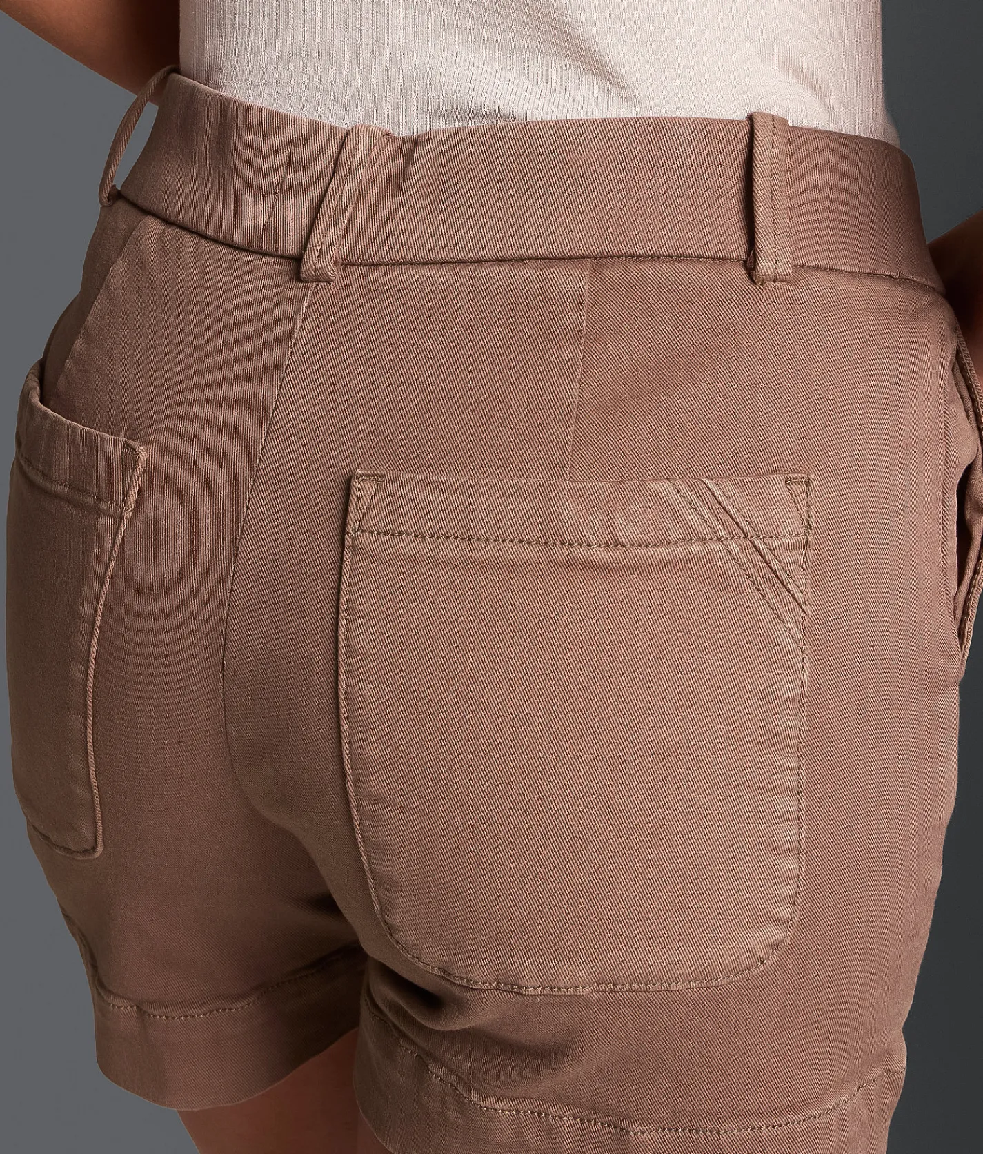 Bottoms|Shorts | Buckle Black Fit No. 53 Stretch Short Deep Taupe