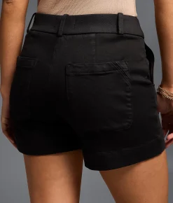 Buckle Black Fit No. 53 Stretch Short Black New