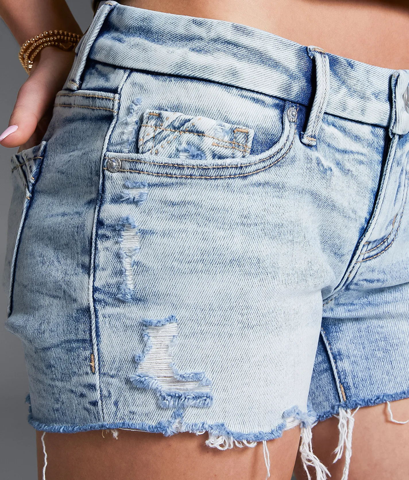 Bottoms|Shorts | Buckle Black Fit No. 13 Stretch Short Knoll 8