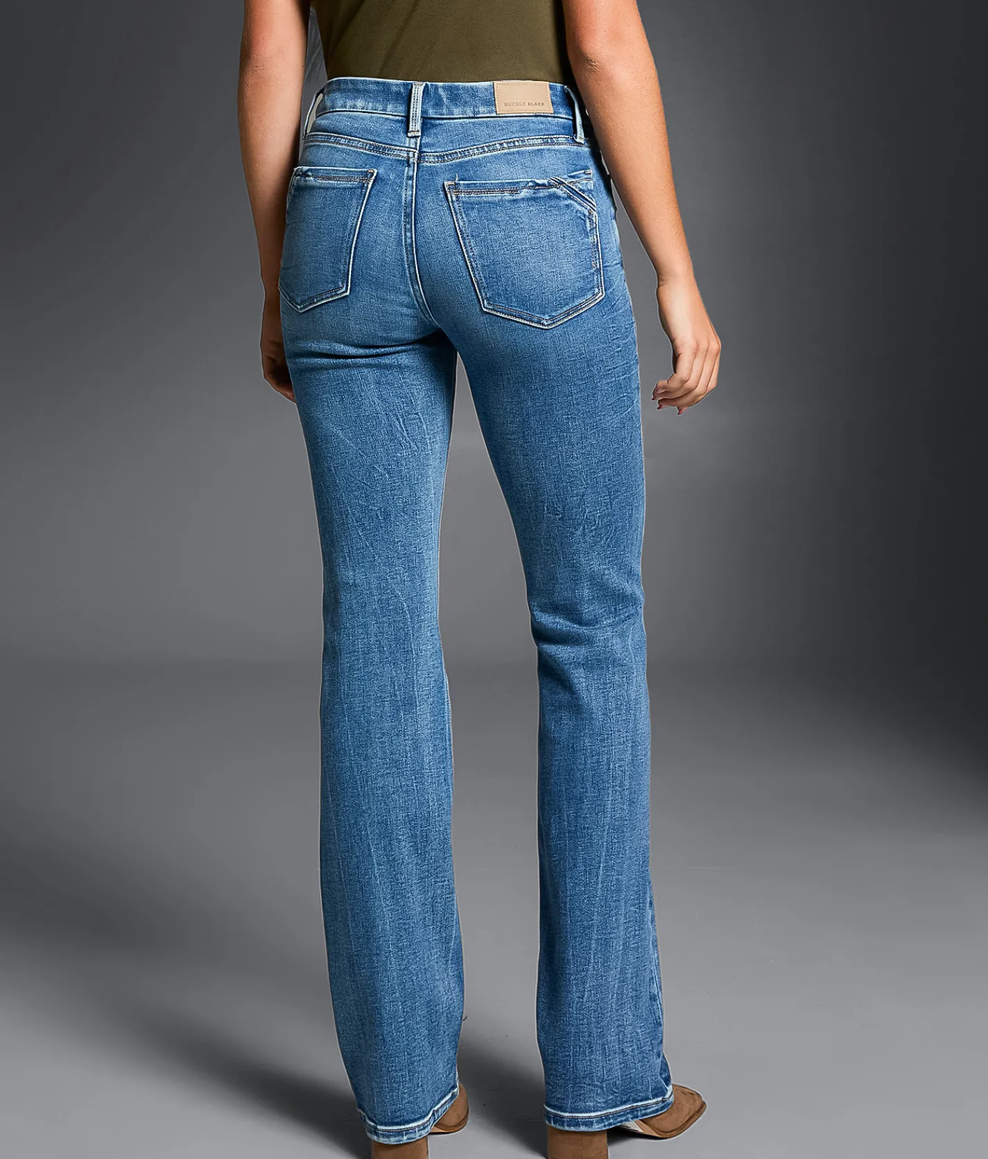 Buckle Black Fit No. 53 Tailored Boot Stretch Jean Doric Sale