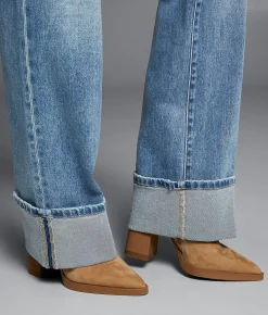 Jeans|Bottoms | Buckle Black Fit No. 53 Wide Leg Stretch Cuffed Jean Alfonso