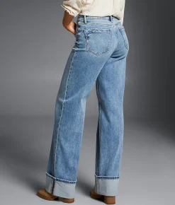 Jeans|Bottoms | Buckle Black Fit No. 53 Wide Leg Stretch Cuffed Jean Alfonso