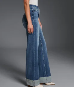 Buckle Black Fit No. 35 Wide Leg Stretch Cuffed Jean Lystra Best