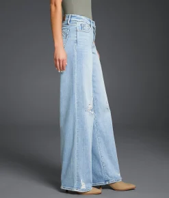 Buckle Black Fit No. 53 Wide Leg Stretch Jean Kelsea