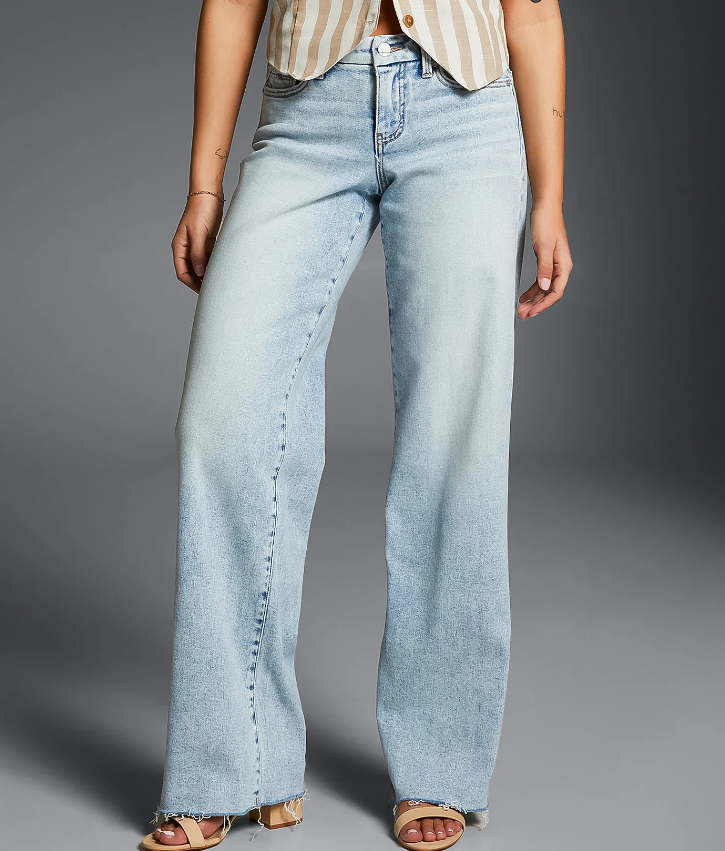Buckle Black Fit No. 53 Wide Leg Stretch Jean Del Norte 12 Clearance