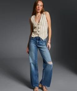 Buckle Black Fit No. 53 Wide Leg Stretch Jean Hagood Discount