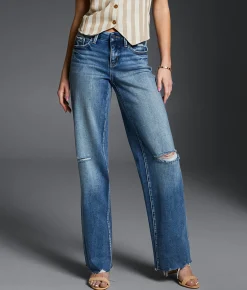 Buckle Black Fit No. 53 Wide Leg Stretch Jean Hagood Discount
