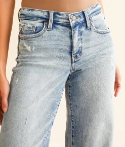 Buckle Black Fit No. 53 Wide Leg Stretch Jean Judith Sale