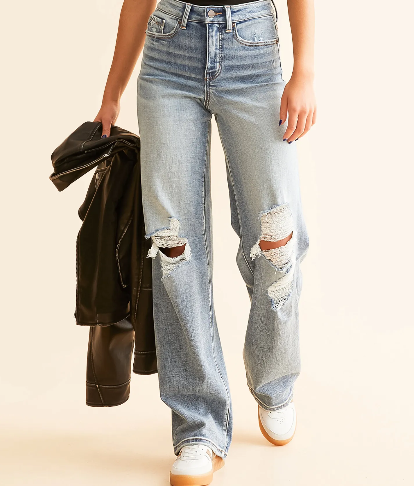 Jeans|Bottoms | Buckle Black Fit No. Wide Leg Stretch Jean Davock