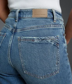 Buckle Black Fit No. 35 Wide Leg Stretch Jean Hibiscus Discount