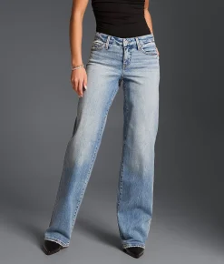 Buckle Black Fit No. 53 Wide Leg Stretch Jean Kaplin 5 Sale