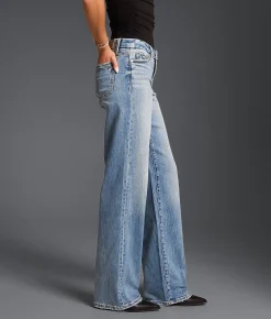 Buckle Black Fit No. 53 Wide Leg Stretch Jean Kaplin 5 Sale