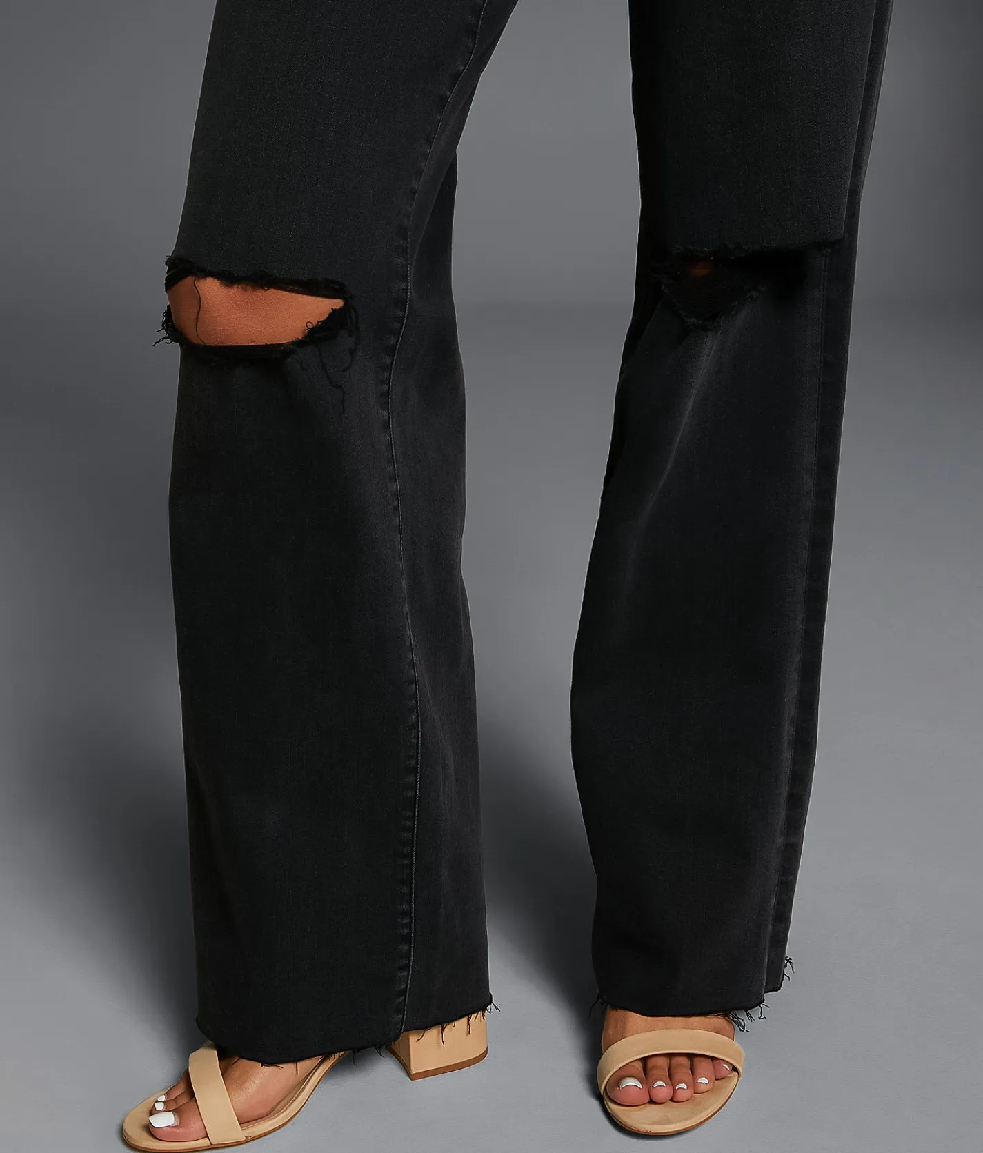 Buckle Black Fit No. 53 Wide Leg Stretch Jean Flemings New