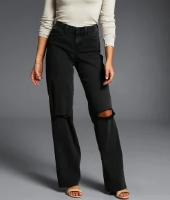 Buckle Black Fit No. 53 Wide Leg Stretch Jean Flemings New
