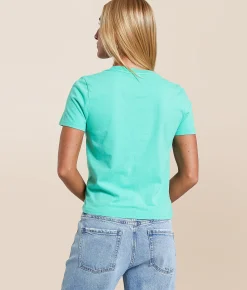 FITZ + EDDI Fitted T-Shirt Gumdrop Green Clearance