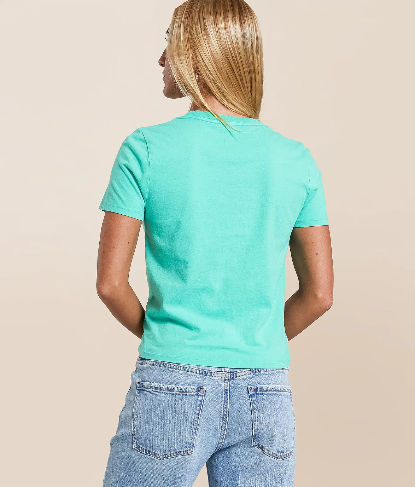 FITZ + EDDI Fitted T-Shirt Gumdrop Green Clearance