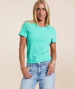 FITZ + EDDI Fitted T-Shirt Gumdrop Green Clearance