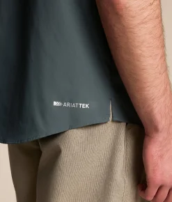 Tops | Ariat Fitted VenTek Outbound Shirt Dark Slate