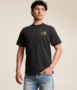 Tops | Salty Crew Flagship Sand Camo T-Shirt Vintage Black