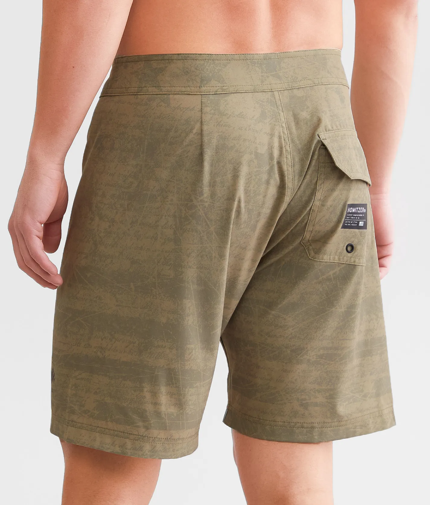 Howitzer Flag Stretch Boardshort Khaki Discount
