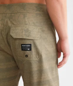 Howitzer Flag Stretch Boardshort Khaki Discount