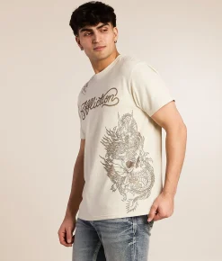Affliction Flame & Fable T-Shirt Lunar Rock New