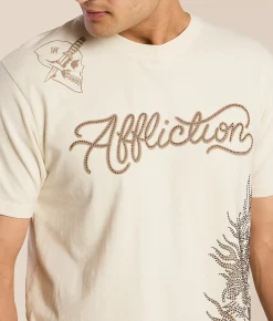 Affliction Flame & Fable T-Shirt Lunar Rock New