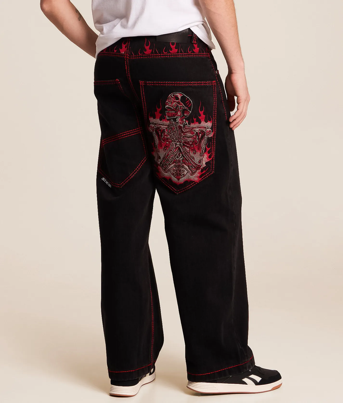 Bottoms|Jeans | Affliction Flameful Faith Extra Wide Leg Jean Black Denim