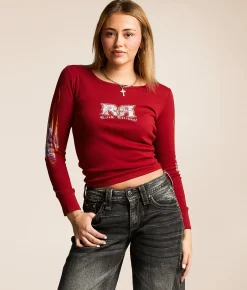 Rock Revival Flame T-Shirt Red Online